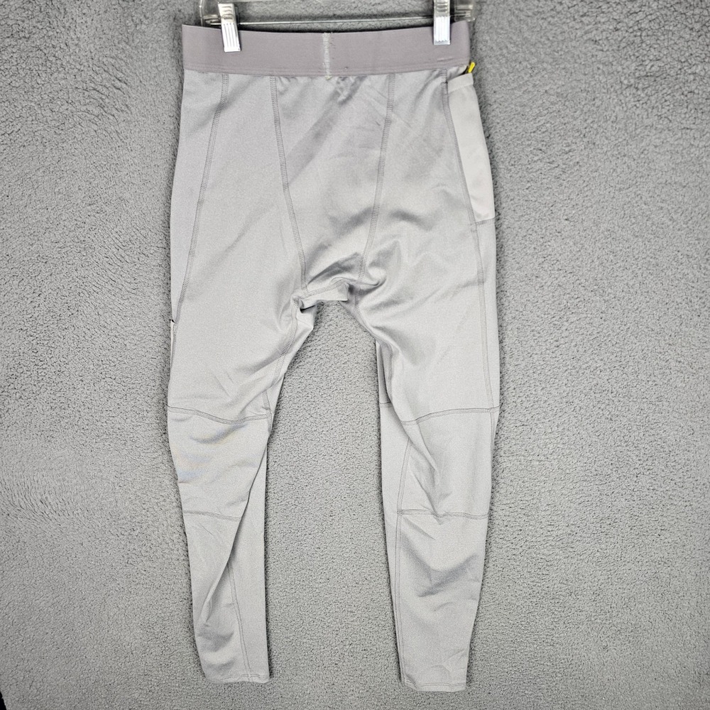 WOLACO Compression Pants Mens L Gray North Moore Athletic Pockets - Picture 2 of 9